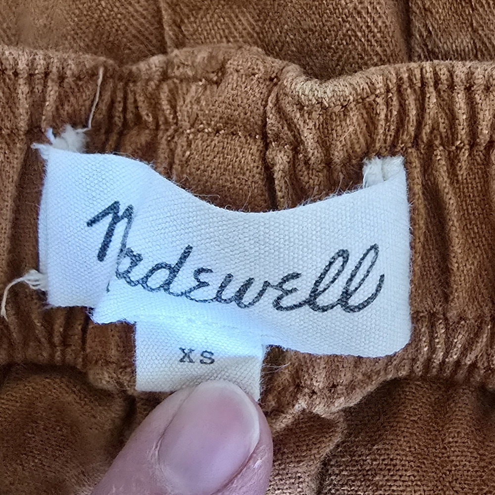 Madewell Camp Shorts Burnt Sienna Size XS Womens High Waisted - Picture 7 of 8